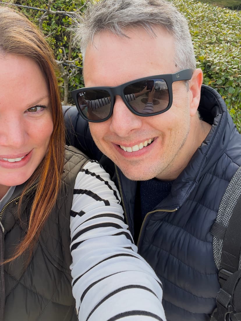 Shane with his wife.